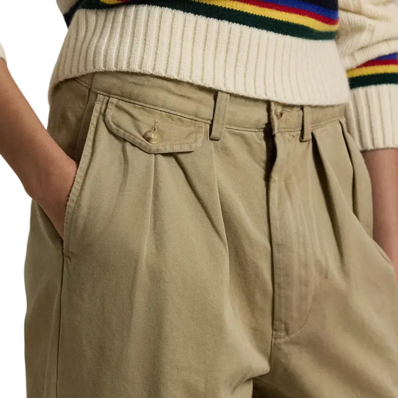 Polo Ralph Lauren Casual Pants Unisex Khaki-6