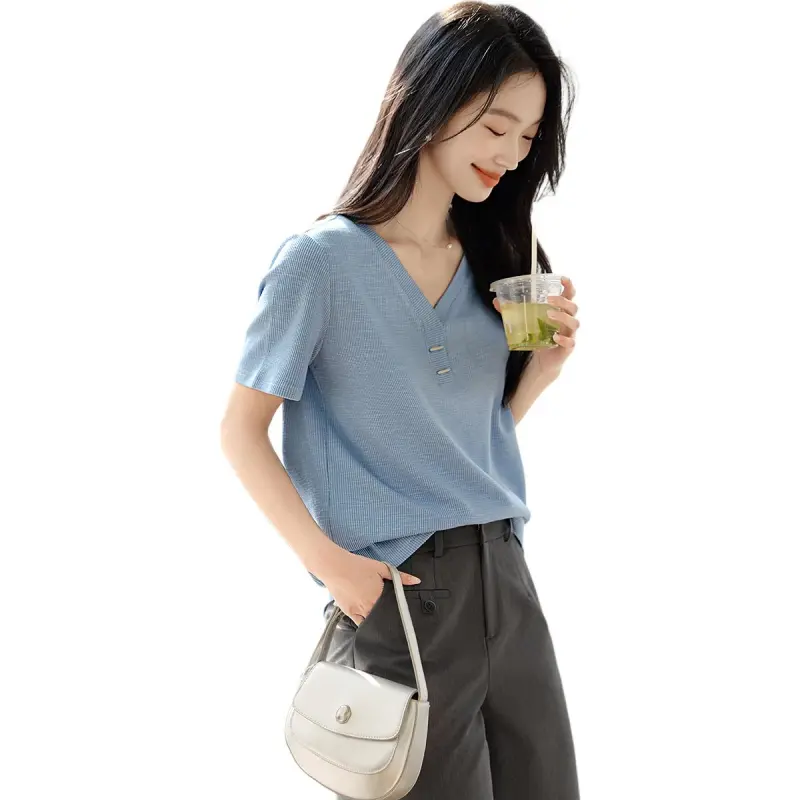 XWI T Shirt Women's Moonstone Blue-3