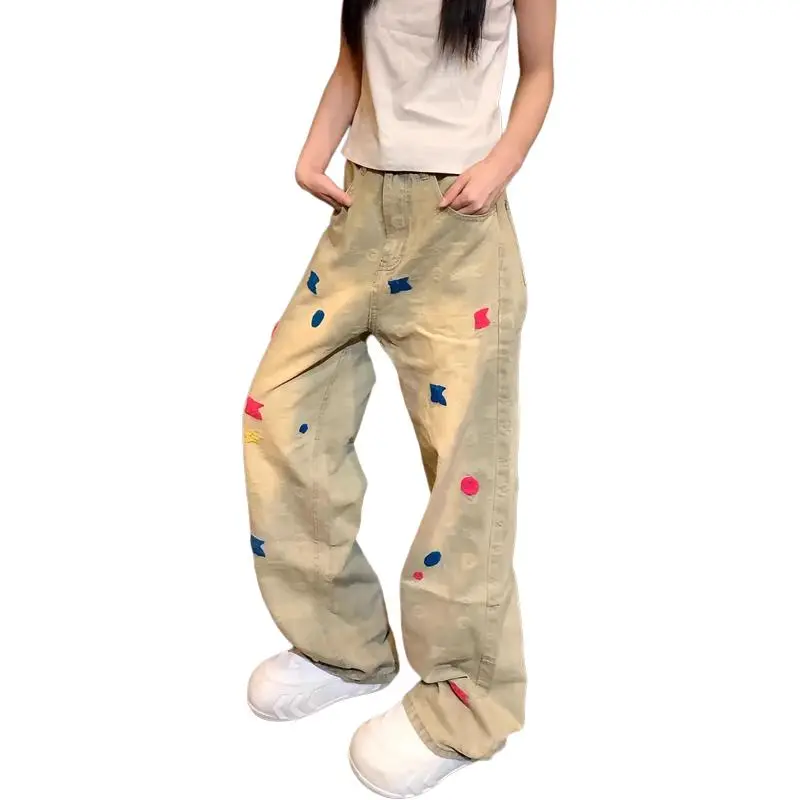 Universal Templates Jeans Unisex Yellow Mud-3