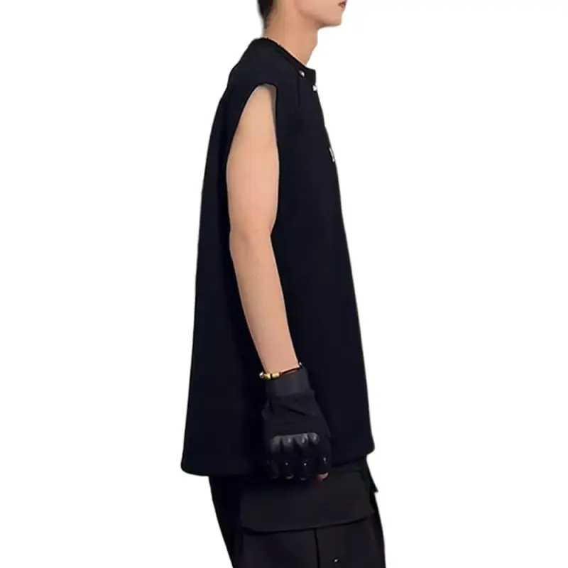 DUATOGE Tank Tops Men Black -3