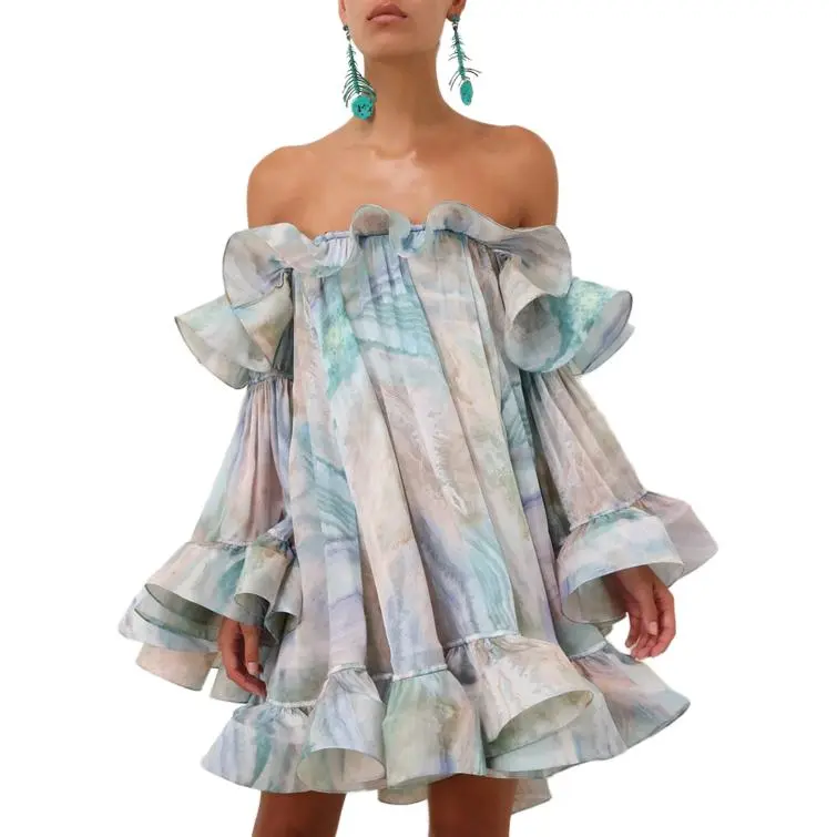 Zimmermann Illuminate Flounce Mini Dress-1