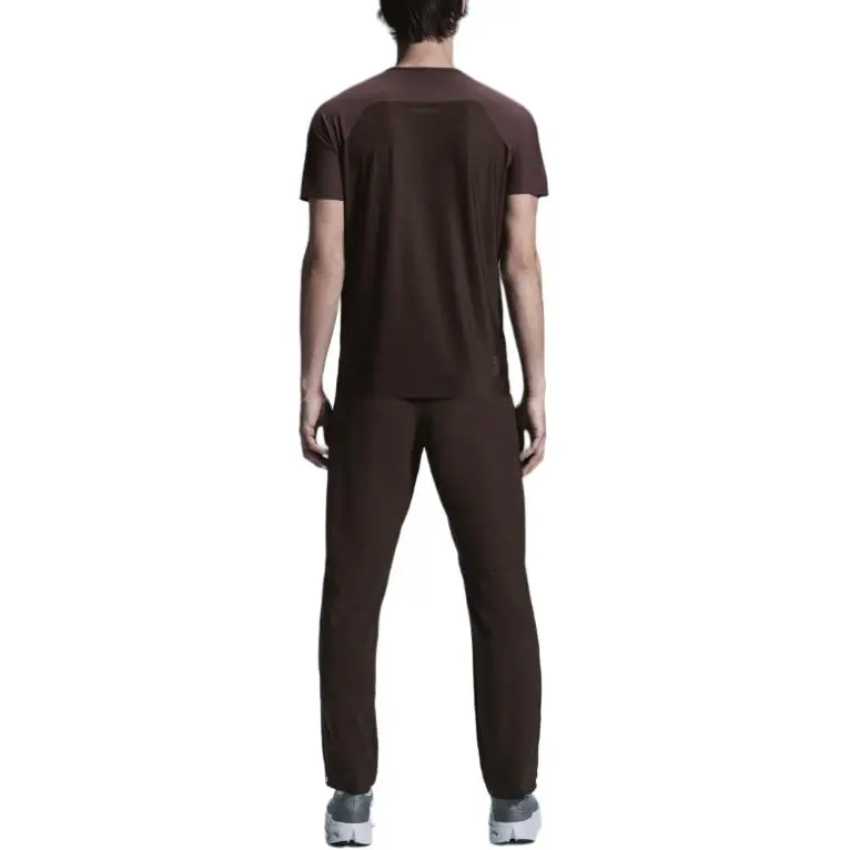On Performance T Shirt Men's Mulberry Purple/Scarlet-1