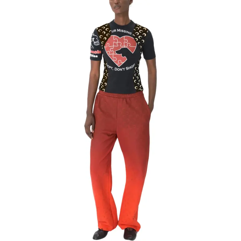 Marine Serre SS25 Knitted Sweatpants Unisex-1