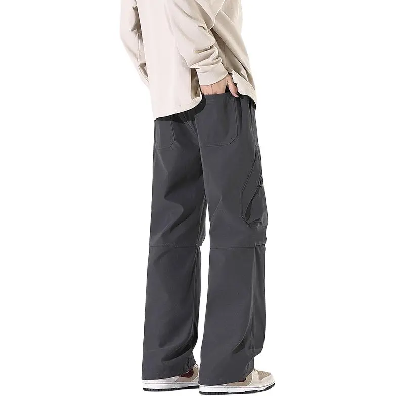 ST&SAT Cargo Pants Unisex Gray-1