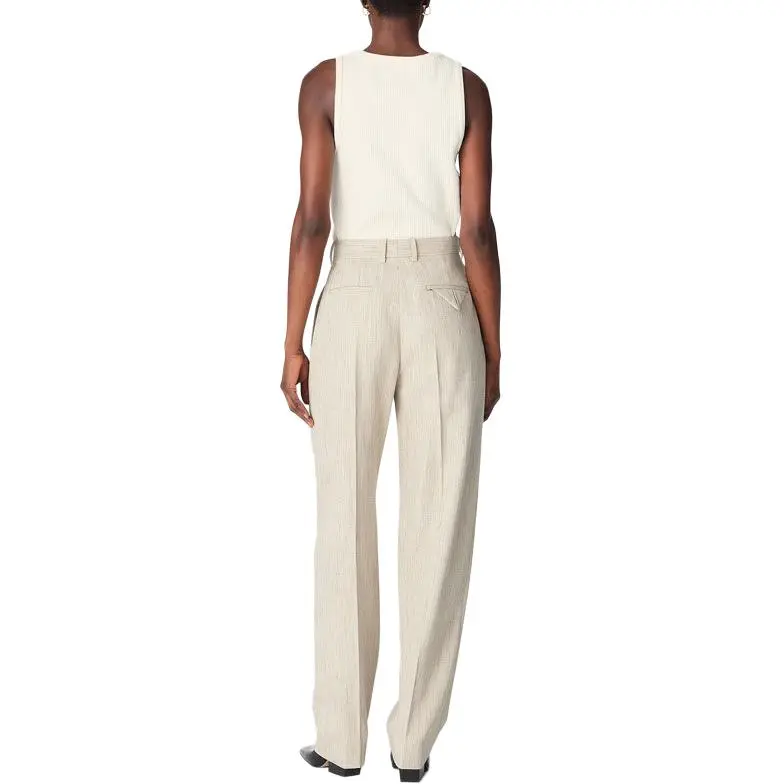 Bottega Veneta SS25 Casual Pants Women's Beige-1