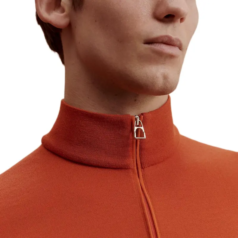 HERMES Sweaters Men Orange-2