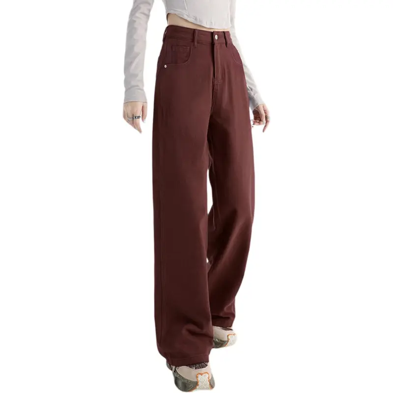 Weixi Jeans Women's Ancora Red-5