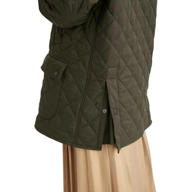 BARBOUR Puffer Jacket Women's Green-15