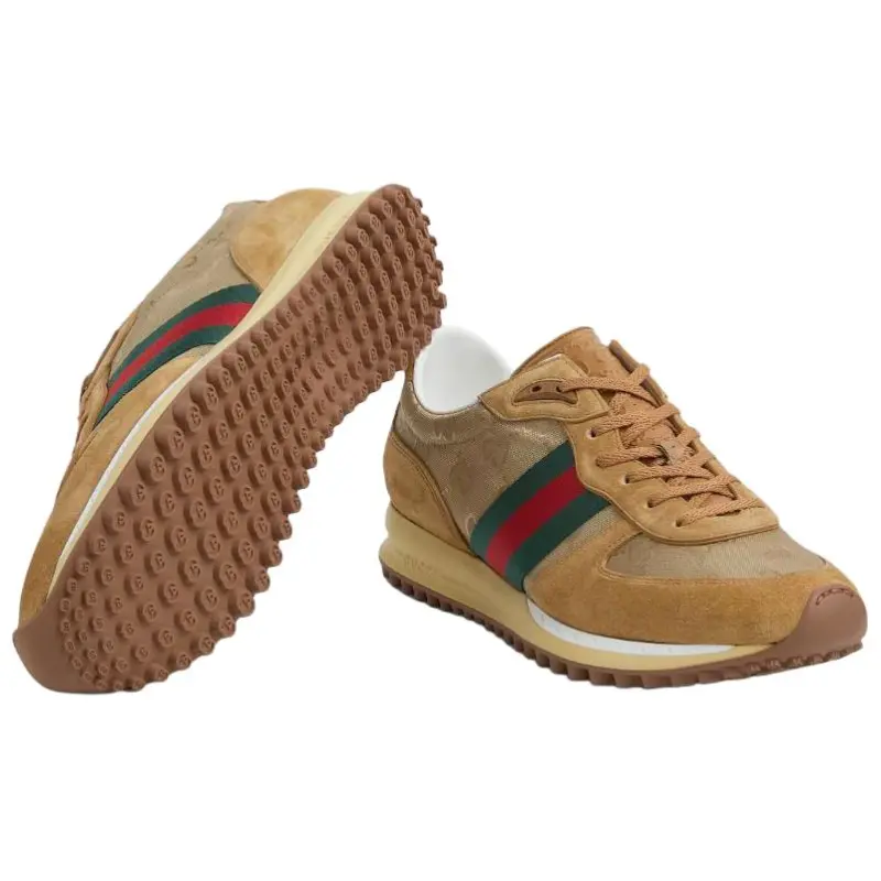 GUCCI Re Motion Low Top Casual Shoes Men's Brown-5