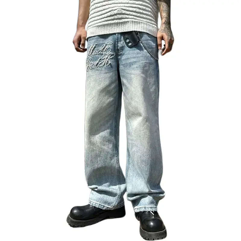 SOUTHTEENAGER Jeans Unisex Light Blue-2