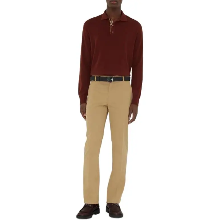 Burberry SS25 Casual Pants Men's Khaki-2