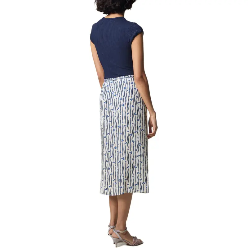 Rouje T Shirts Women's Marine Blue-3