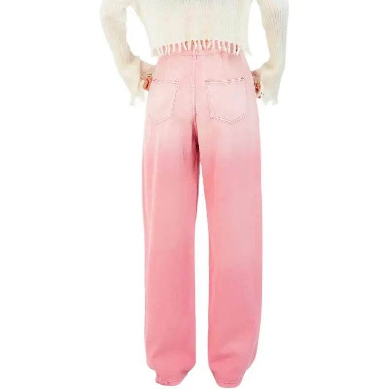 MUGUOGUOMU Spring Fall Jeans Straight Women's-1
