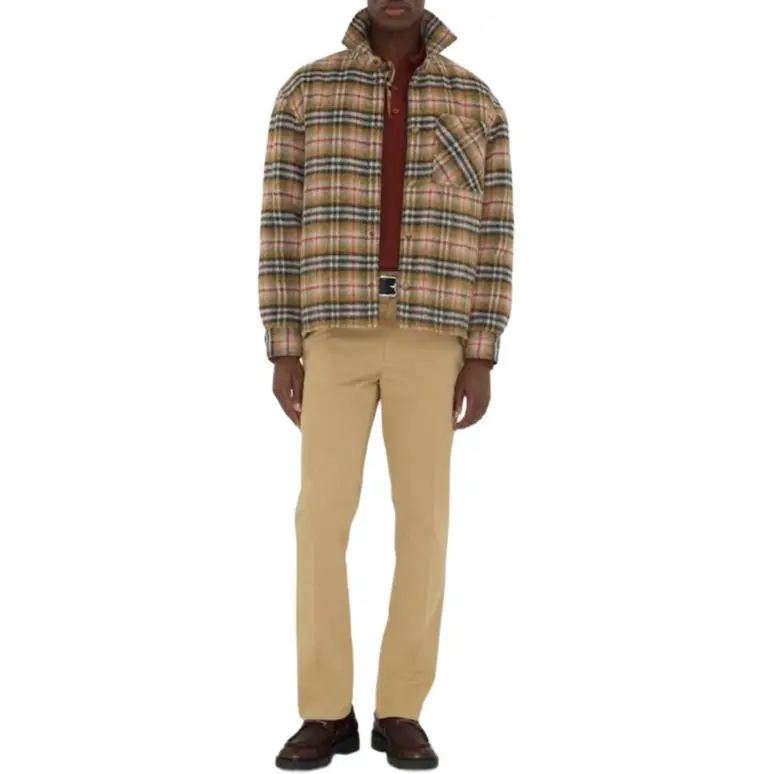 Burberry SS25 Casual Pants Men's Khaki-1