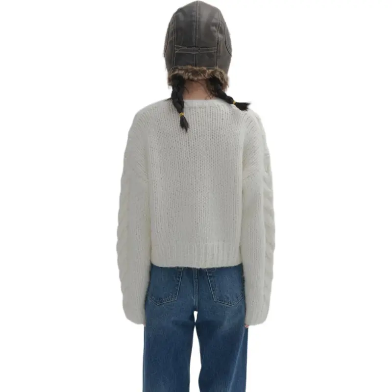 TWOI Design Lab Knitwear Women's Cream White-0