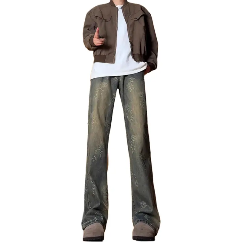 FA2LO Jeans Unisex Yellow Mud-5