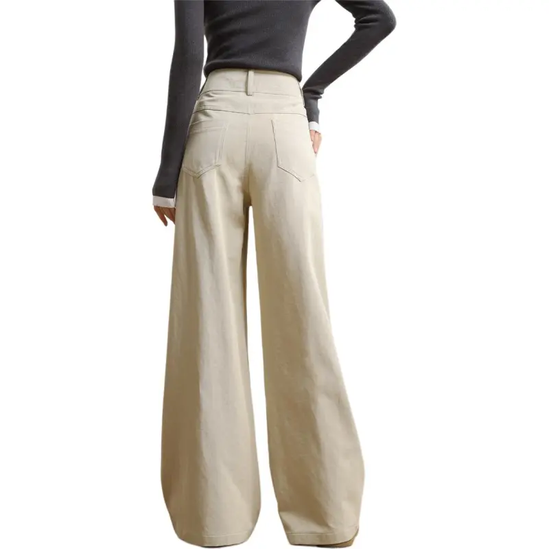 HIPPIEMISS Casual Pants Women's Light Khaki-1