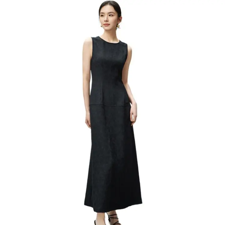 SENTUBILA Sleeveless Dress Women's Black-1