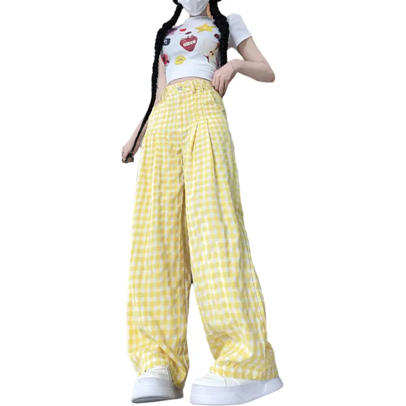 GOSO Casual Pants Women's Yellow-2