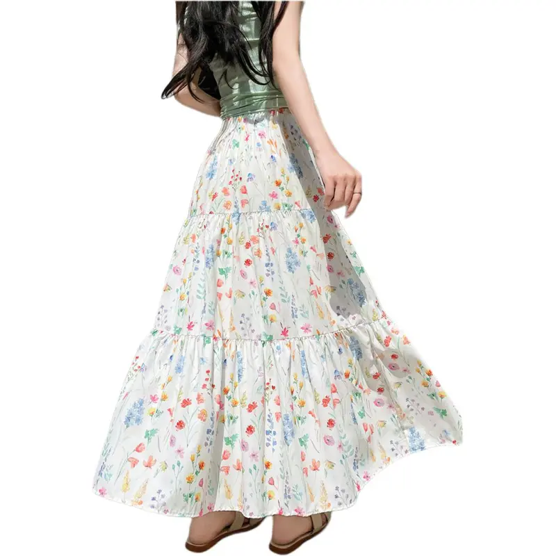 Mu Xiao Xin Casual Long Skirt Women's-1