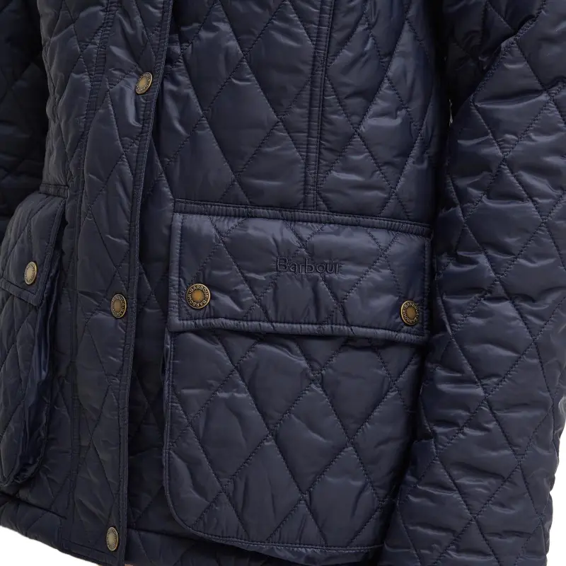 BARBOUR Puffer Jacket Women's Marine Blue-5