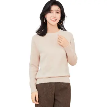 JINJU Sweater Women's Cream Camel