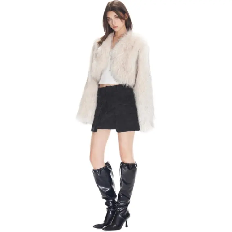 JAC FLEURANT Fur Women's Apricot-4