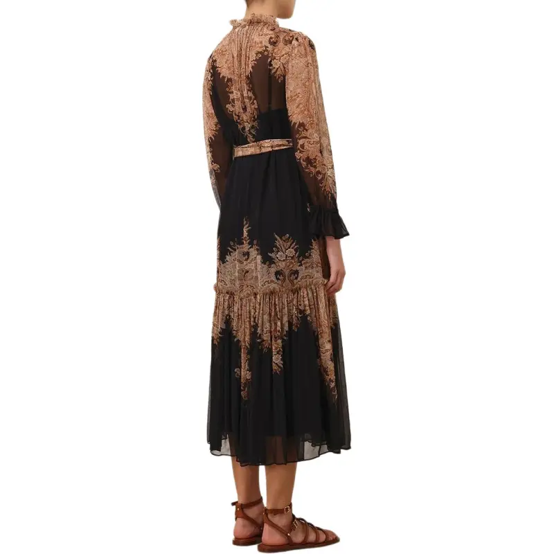 Zimmermann SS25 Spring Collection Long Sleeved Dresses Women's Mixed Color-4