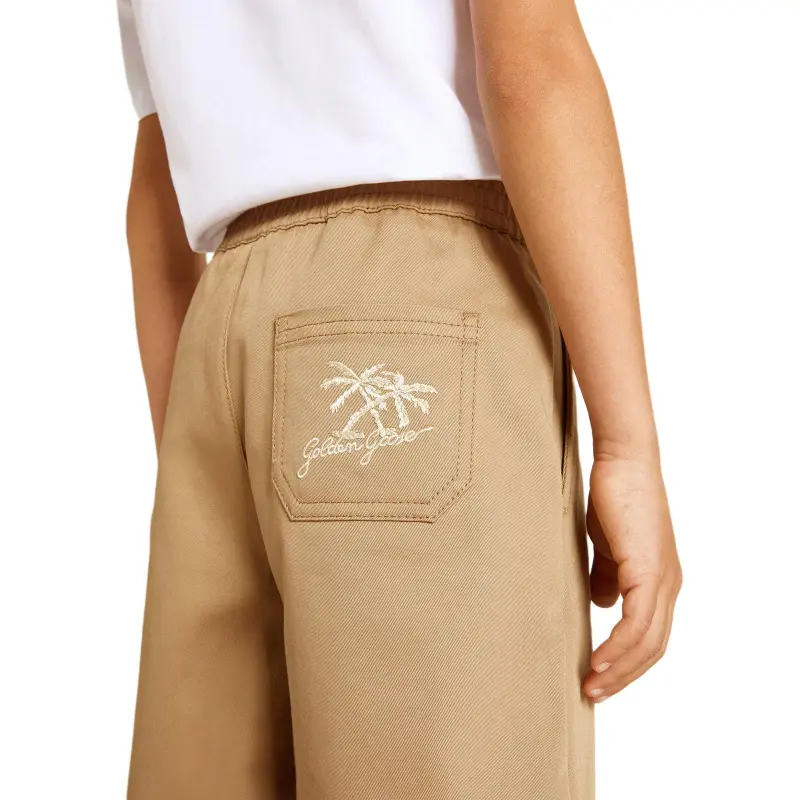 Golden Goose Logo Embroidered Shorts-4