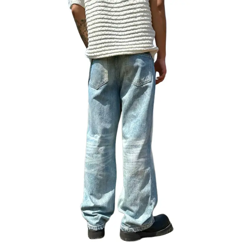 SOUTHTEENAGER Jeans Unisex Light Blue-4