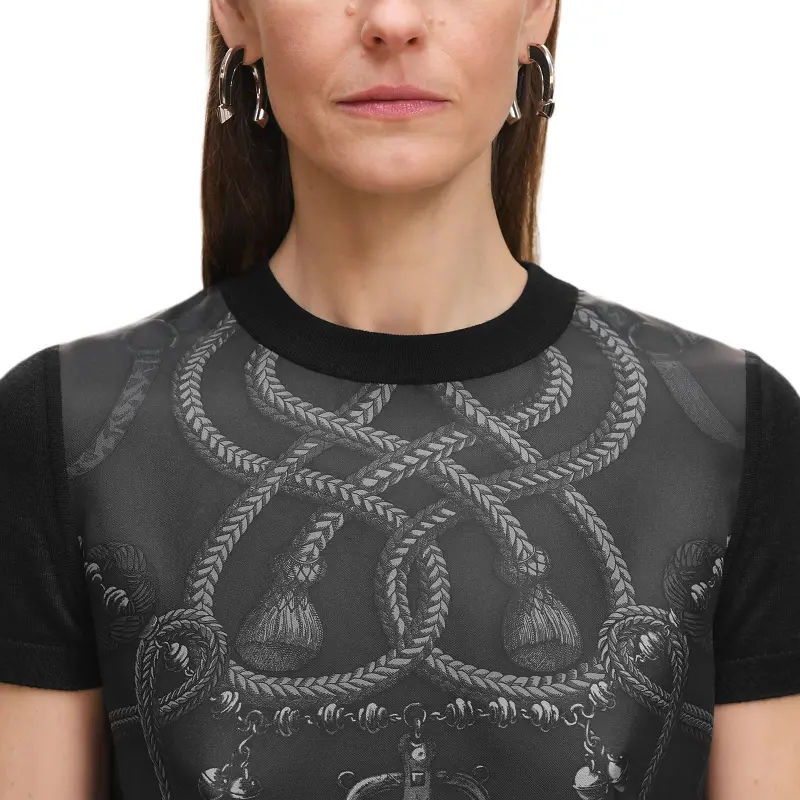 HERMES Cashmere Sweater Women's Black-3