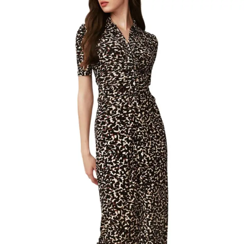 DVF Diane Von Furstenberg Zoey Printed Midi Dress-4