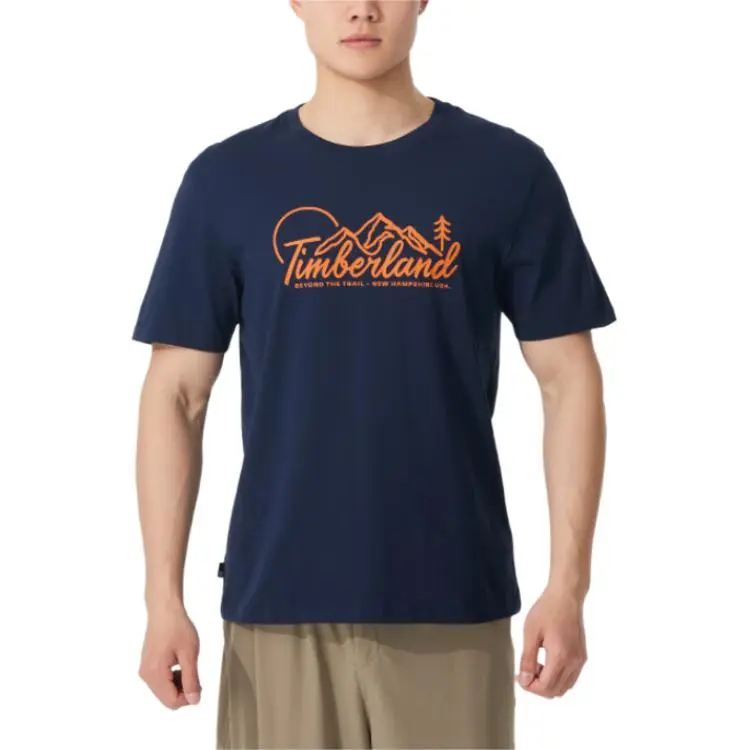 Timberland T Shirt Men's Royal Blue-2