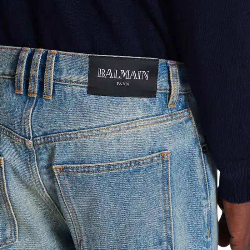 BALMAIN Jeans Men Blue-5