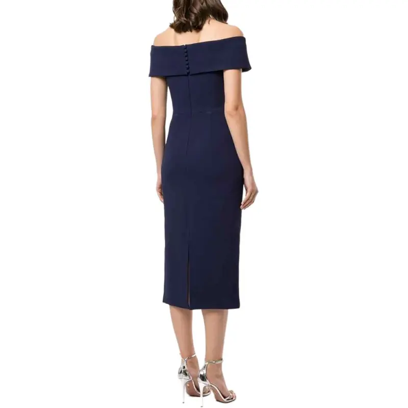 Rebecca Vallance Amore Off shoulder Midi Dress-2