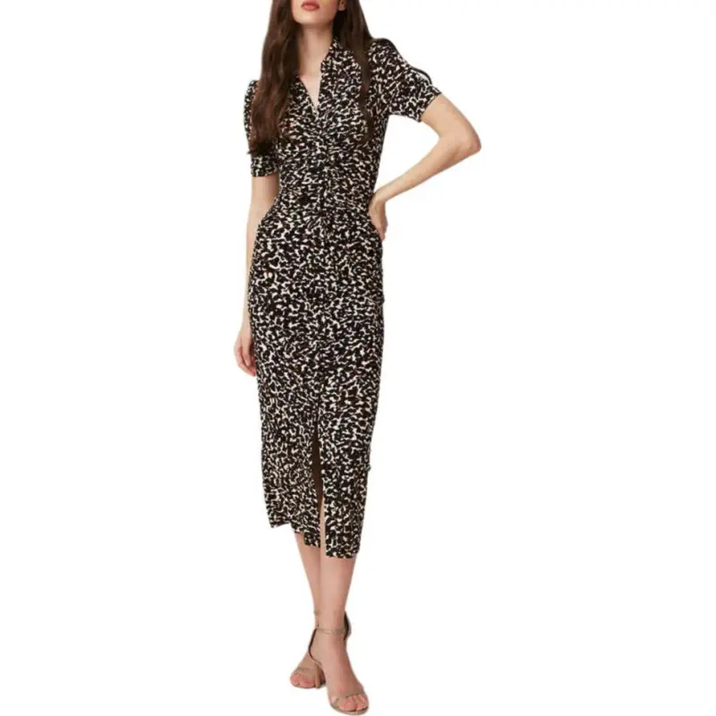 DVF Diane Von Furstenberg Zoey Printed Midi Dress-2