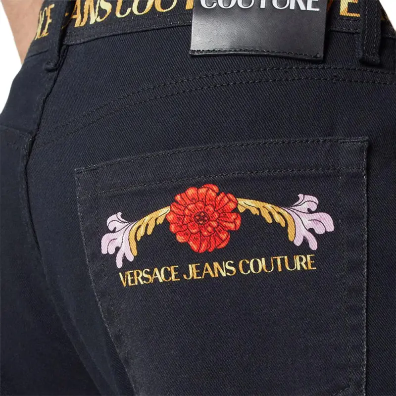 VERSACE JEANS COUTURE SS22 Jeans Men's Black-3