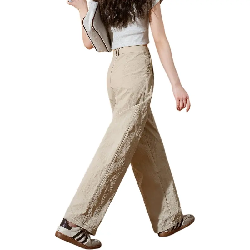 Tonlion Casual Pants Women's Light Khaki-1