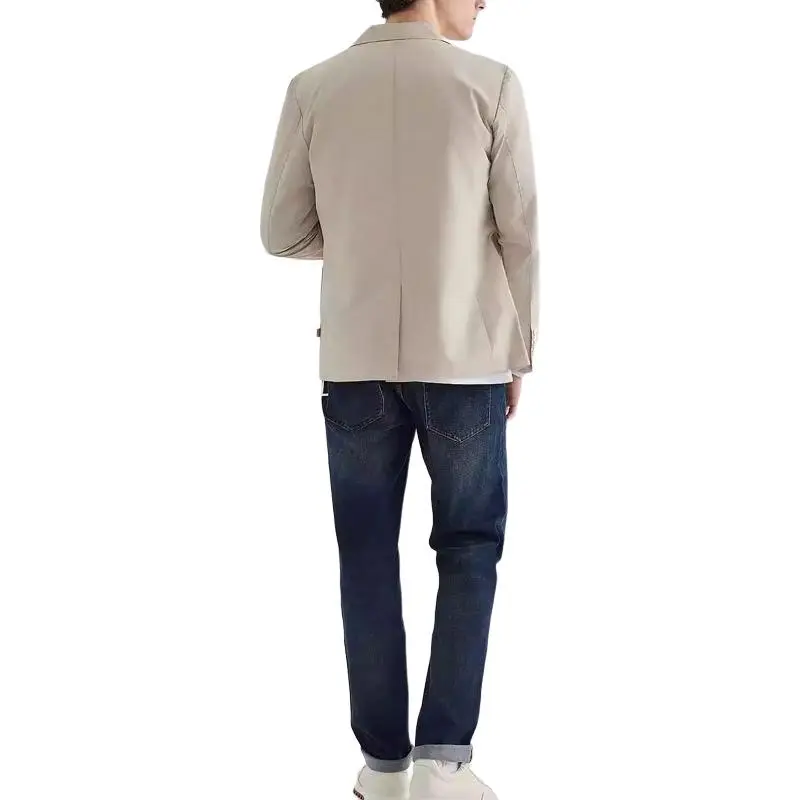 KARL LAGERFELD FW24 Business Suit Coat Men's Beige-4