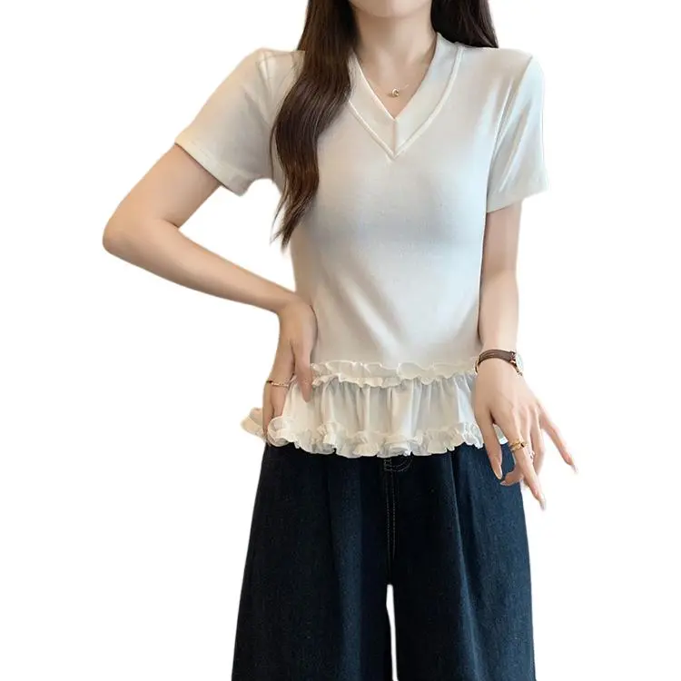 Dior Beauty Set in Sleeve T Shirt Women's-4