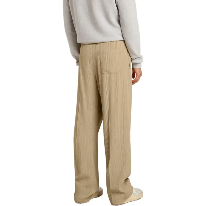 Golden Goose Straight Leg Pleated Trousers-4