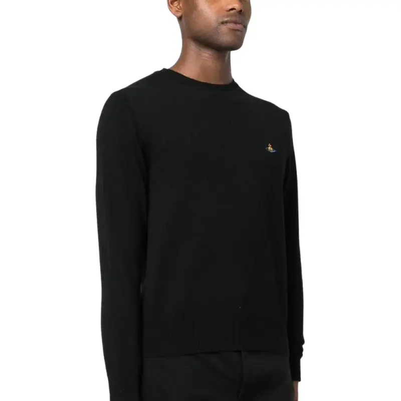 Vivienne Westwood Orb Embroidered Crewneck Jumper-3