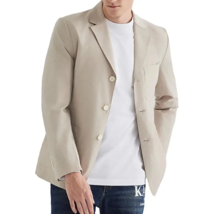 KARL LAGERFELD FW24 Business Suit Coat Men's Beige-1