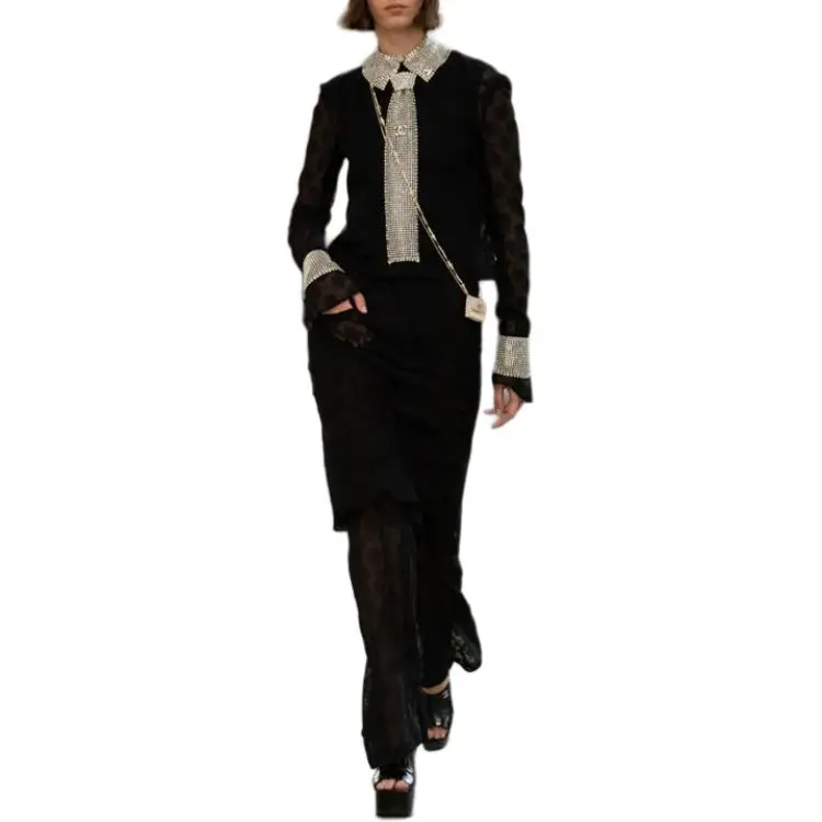 CHANEL Jumpsuits Women's Black-1