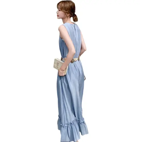 TEME Sleeveless Dresses Women's Blue