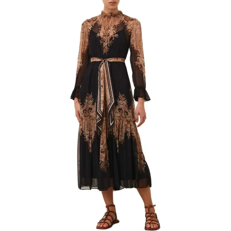 Zimmermann SS25 Spring Collection Long Sleeved Dresses Women's Mixed Color-3