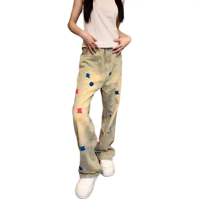 Universal Templates Jeans Unisex Yellow Mud-4