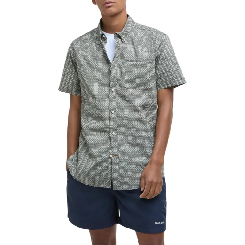 BARBOUR Shirts Men Green-1