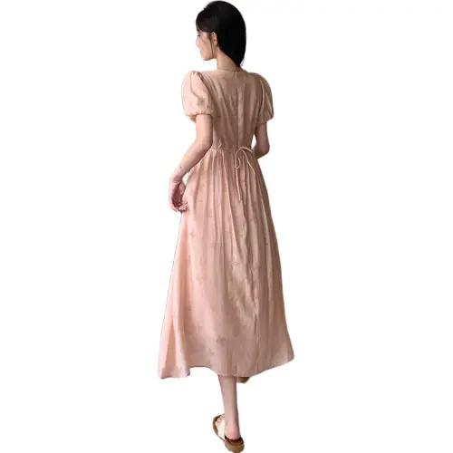 TEME Short Sleeved Dress Women's Pink