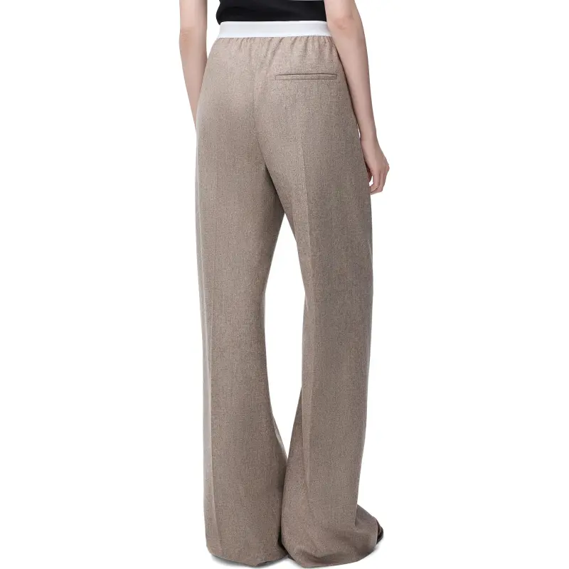 LOEWE Woll Trouser 'Beige'-3